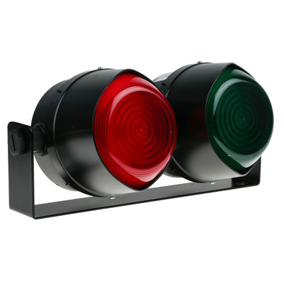 Moflash LED TL Series LED Beacon, 2 Lights, 20 → 30 V, Wall Mount