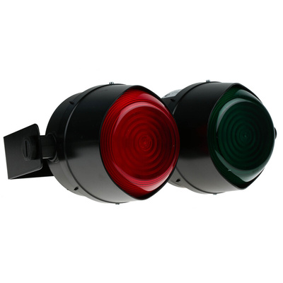 Moflash LED TL Series LED Beacon, 2 Lights, 85 → 380 V, Wall Mount