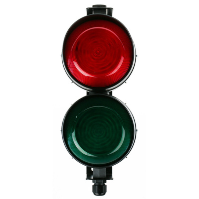Moflash LED TL Series LED Beacon, 2 Lights, 85 → 380 V, Wall Mount
