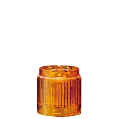 Patlite LR5 Series Amber Light Module, 24 V dc, LED Bulb, IP65, NEMA TYPE 4X, 13