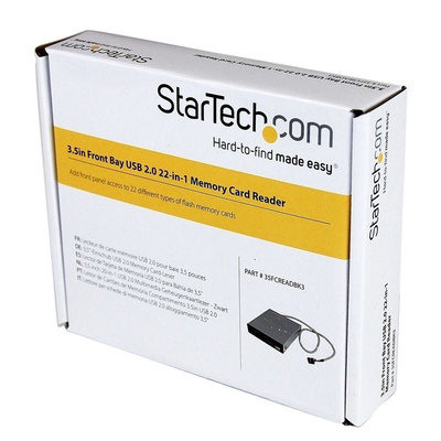 Startech 7 port USB 2.0 Internal Memory Card Reader for Compact Flash Type I, HC-MMC, HS-MMC, HS-MS, Memory Stick Duo,