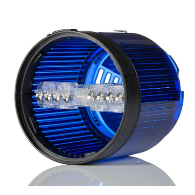Allen Bradley 856T Series Blue Flashing, Steady, Strobe Effect Beacon Tower, 24 V ac/dc, LED Bulb, AC, DC, IP66, IP67
