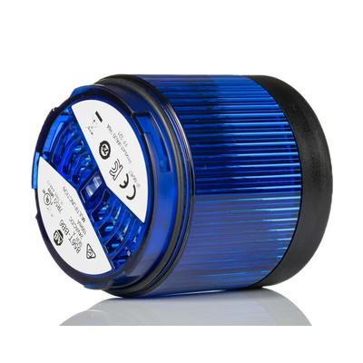 Allen Bradley 856T Series Blue Flashing, Steady, Strobe Effect Beacon Tower, 24 V ac/dc, LED Bulb, AC, DC, IP66, IP67