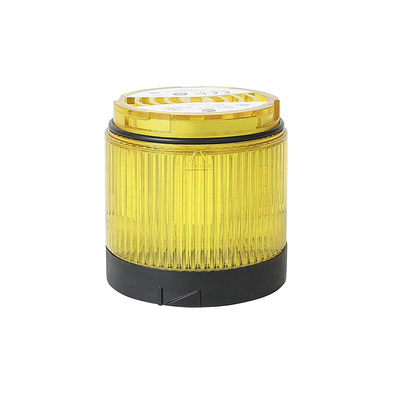 Allen Bradley 856T Series Yellow Rotating Effect Beacon Tower, 24 V ac/dc, LED Bulb, AC, DC, IP66, IP67
