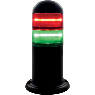 RS PRO Red/Green Signal Tower, 120 → 240 V ac