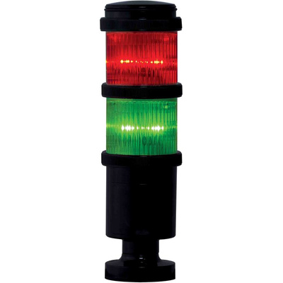RS PRO Red/Green Signal Tower, 24 V ac/dc