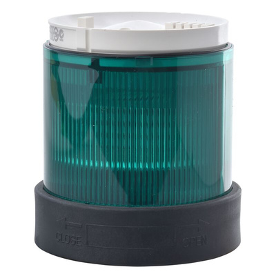 Schneider Electric Harmony XVBC Series Green Flashing Effect Beacon Unit, 230 V ac, LED Bulb, AC
