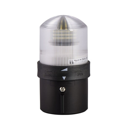 Schneider Electric Harmony XVBL Series Clear Steady Effect Beacon Unit, 24 V, LED Bulb, AC, DC