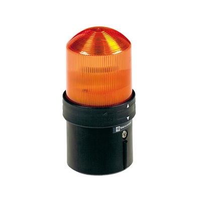 Schneider Electric Harmony XVBL Series Amber Flashing Effect Beacon Unit, 120 V ac, LED Bulb, AC