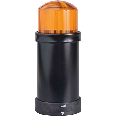 Schneider Electric XVBC Series Amber Flashing Effect Flashing Light Element, 48 V, Discharge Tube Bulb, AC/DC