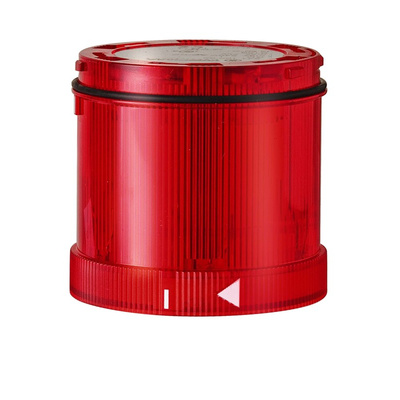 Werma KS71 Series Red Blinking Effect Flashing Light Element, 115 V, LED Bulb, AC