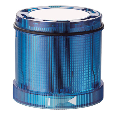 Werma KS72 Series Blue EVS, Flashing Effect Flashing Light Element, 24 V, LED Bulb, DC