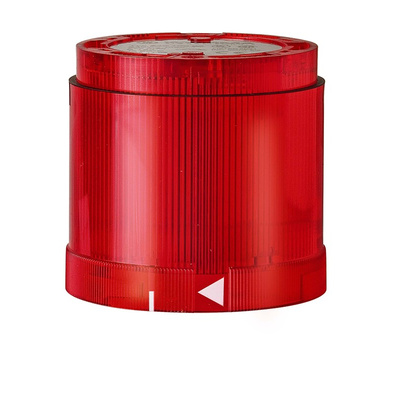 Werma KS70 Series Red Flashing Effect Flashing Light Element, 115 V, Xenon Bulb, AC