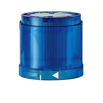 Werma KS70 Series Blue Flashing Effect Flashing Light Element, 115 V, Xenon Bulb, AC