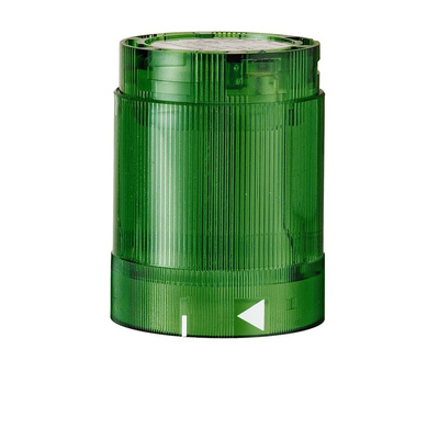 Werma KS50 Series Green Continuous lighting Effect Flashing Light Element, 115 V, LED Bulb, AC