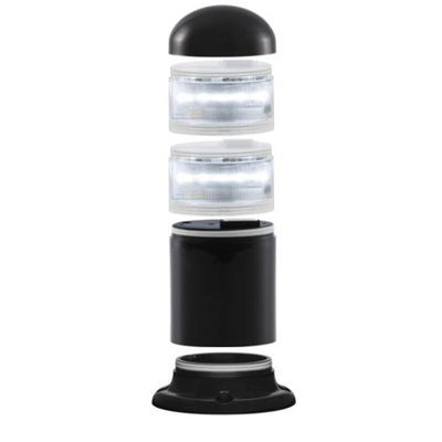 RS PRO Clear Signal Tower, 6 Lights, 12 → 24 v ac/dc, Screw Mount