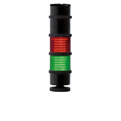 RS PRO Green/Red Signal Tower, 12 Lights, 24 v ac/dc, Screw Mount