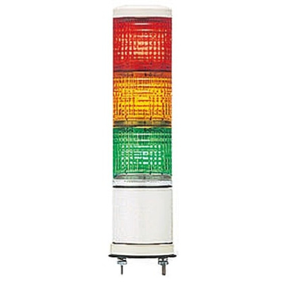 Schneider Electric Harmony XVC6 Series Red/Green/Amber Signal Tower, 3 Lights, 24 V ac/dc, Surface Mount