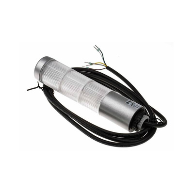 Werma Kompakt Series Red/Green/Yellow Signal Tower, 3 Lights, 24 V, Base Mount