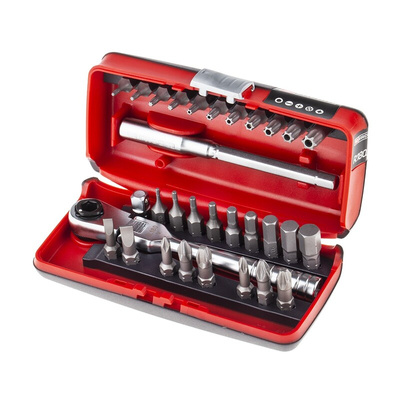 Facom Driver Bit Set 31 Pieces, Hexagon, Phillips, Pozidriv, Slotted, Torx