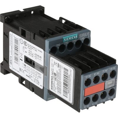 Siemens Control Relay - 4NO/4NC, 10 A Contact Rating, 230 V ac, 4P