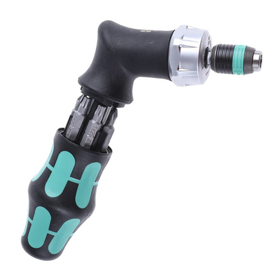 Wera 1/4 in Hexagon Phillips, Pozidriv, Torx Ratchet Screwdriver