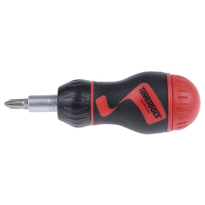 Teng Tools 1/4 in Hexagon Hexagon Ratchet Screwdriver, 100 mm length