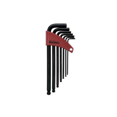 Teng Tools 7 piece L Shape Metric Hex Key Set, 2.5 → 10mm