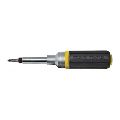 Klein Tools Ratchet Screwdriver, 200 mm length Steel