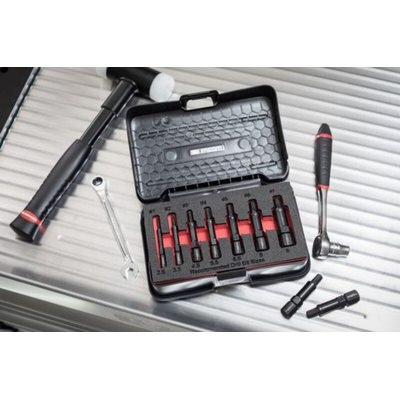 Facom 7 piece Steel Screw Extractor Set