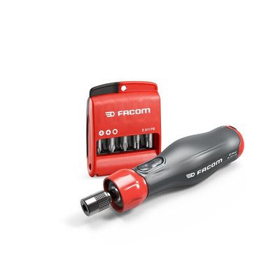 Facom 1/4 in Hexagon, Square, Torx Torx Electrically Assisted Screwdriver