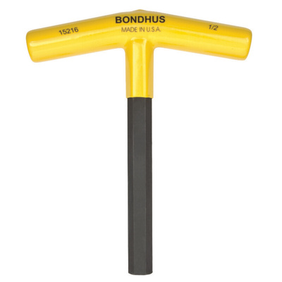 Bondhus T Shape Imperial Hex Key, 1/2in