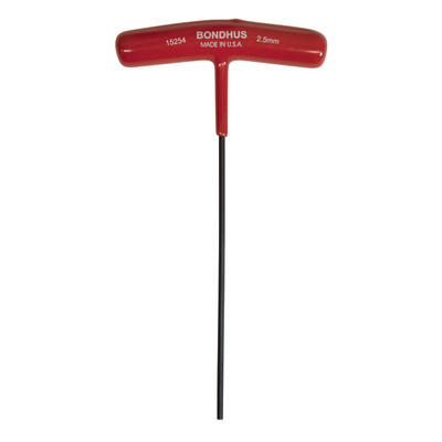 Bondhus T Shape Metric Hex Key, 2.5mm