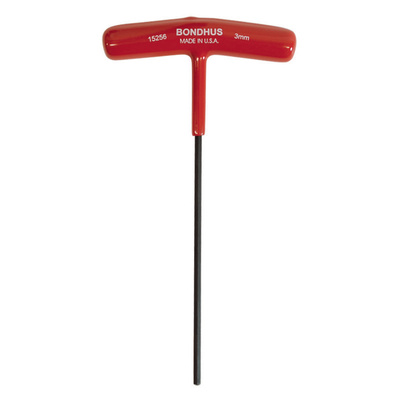 Bondhus T Shape Metric Hex Key, 3mm