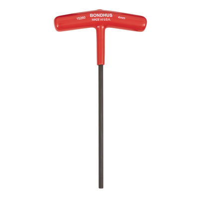 Bondhus T Shape Metric Hex Key, 4mm