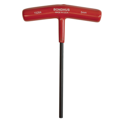 Bondhus T Shape Metric Hex Key, 5mm