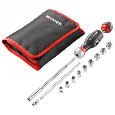 Facom 1/4 in Hexagon Hexagon Ratchet Screwdriver