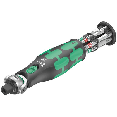 Wera 1/4 Hexagon Allen Hexagon Ratchet Screwdriver, 25 length