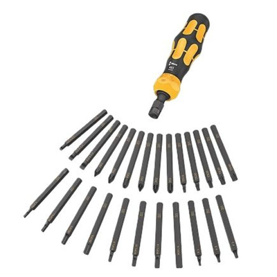 Wera 19 piece Allen Hexagon Impact Screwdriver & Bit Set