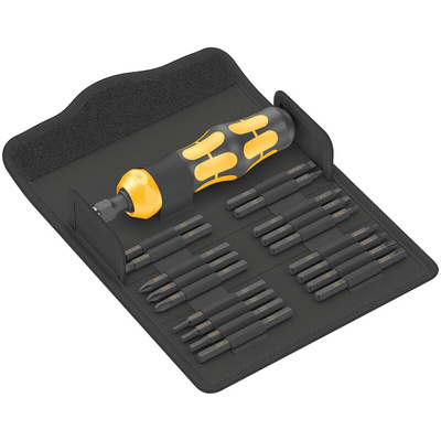 Wera 19 piece Allen Hexagon Impact Screwdriver & Bit Set