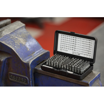 MTI Driver Bit Set 100 Pieces, Hexagon, Phillips, Pozidriv, Slotted, Torx, Torx Bo