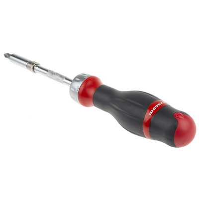 Facom Hexagon Slotted; Phillips; Pozidriv; Hexagon Ratchet Screwdriver, 225 mm length