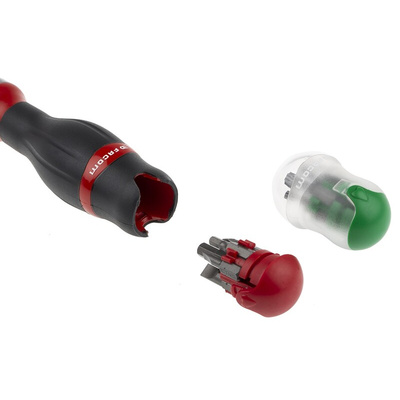 Facom Hexagon Slotted; Phillips; Pozidriv; Hexagon Ratchet Screwdriver, 225 mm length