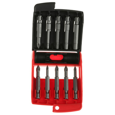 Facom Driver Bit Set 10 Pieces, Phillips, Pozidriv, Torx
