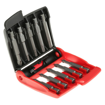 Facom Driver Bit Set 10 Pieces, Phillips, Pozidriv, Torx