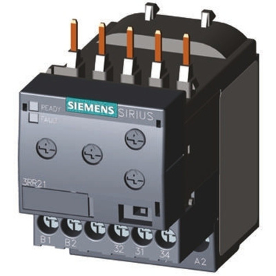 Siemens Monitoring Relay - 1NO/1NC, 1.6 → 16 A F.L.C, 16 A Contact Rating, 2.5 W, SP