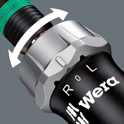 Wera 1/4 in Hexagon Ratchet Screwdriver, 150 mm length