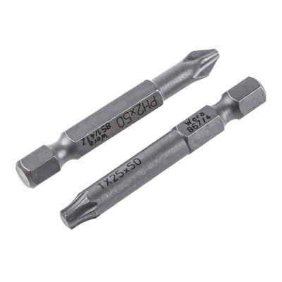 Wera Driver Bit Set 6 Pieces, Phillips, Pozidriv, Torx