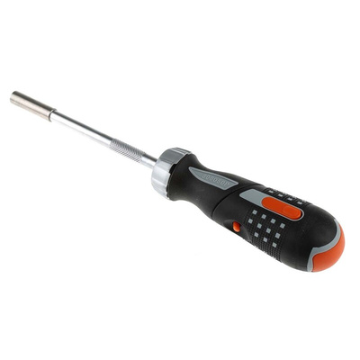 Bahco Hexagon Ratchet Screwdriver, 260 mm length