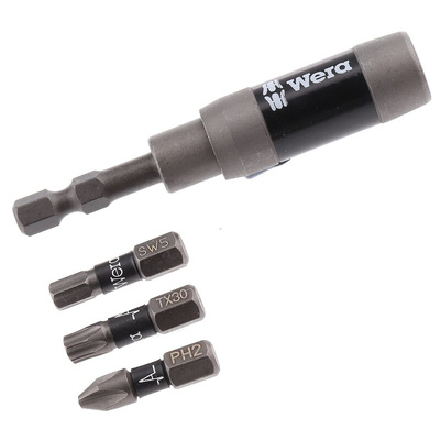 Wera Impact Bit Set 10 Pieces, Hexagon